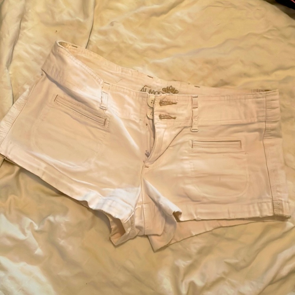 White Jean Short, size XS, vintage